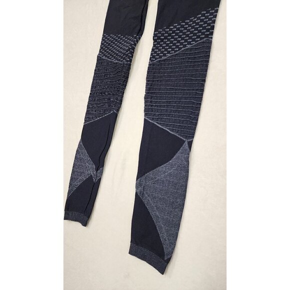 Spanx Look at Me Now Seamless Moto Leggings Indigo Sky Blue Small - Picture 7 of 10